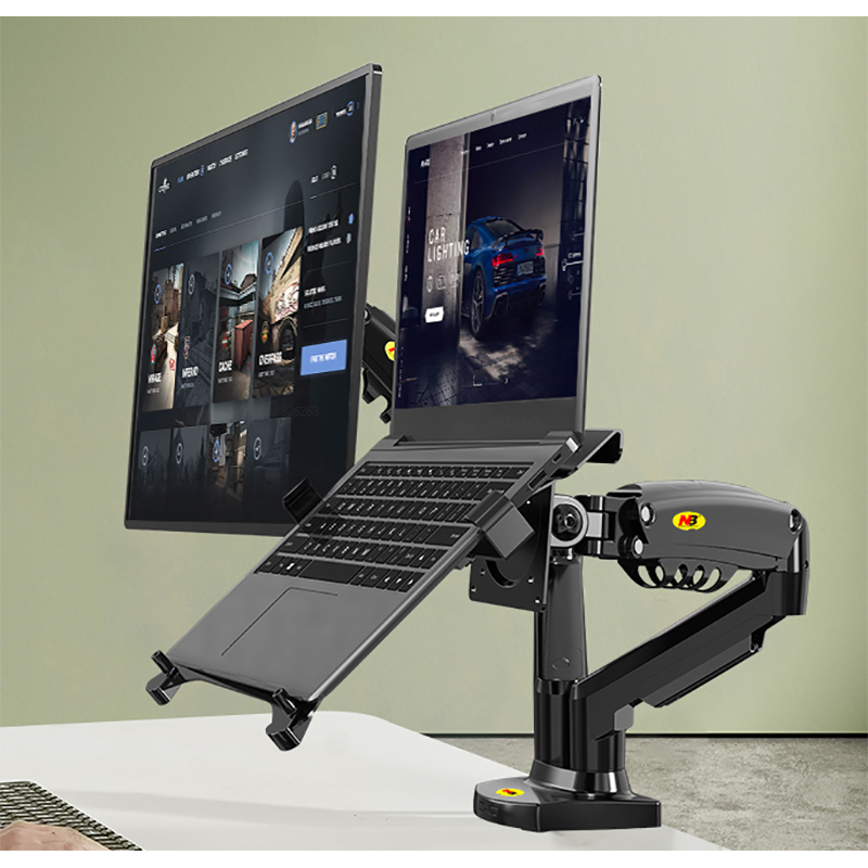 Desk Setup Monitor Arm - เดสก์ท็อป NB F160 + FP-2สปริงแก๊ส Dual