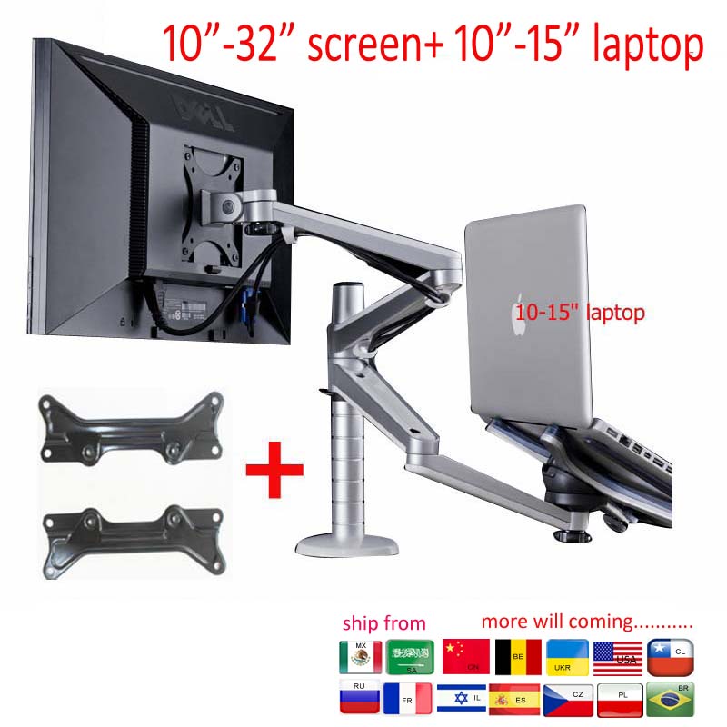 Desk Setup Monitor Arm - OA-7X มัลติมีเดียเดสก์ท็อป Dual Arm 27นิ้ว LCD