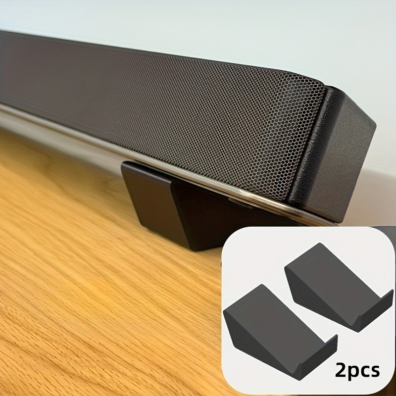 Desk Setup Pegboard - ฐานขาตั้งซาวด์บาร์แบบปรับได้อเนกประสงค์ รองรับหลายยี่ห้อ สำหรับลำโพงเสียงทีวี โฮมเธียเตอร์ และการติดตั้งบนโต๊ะ