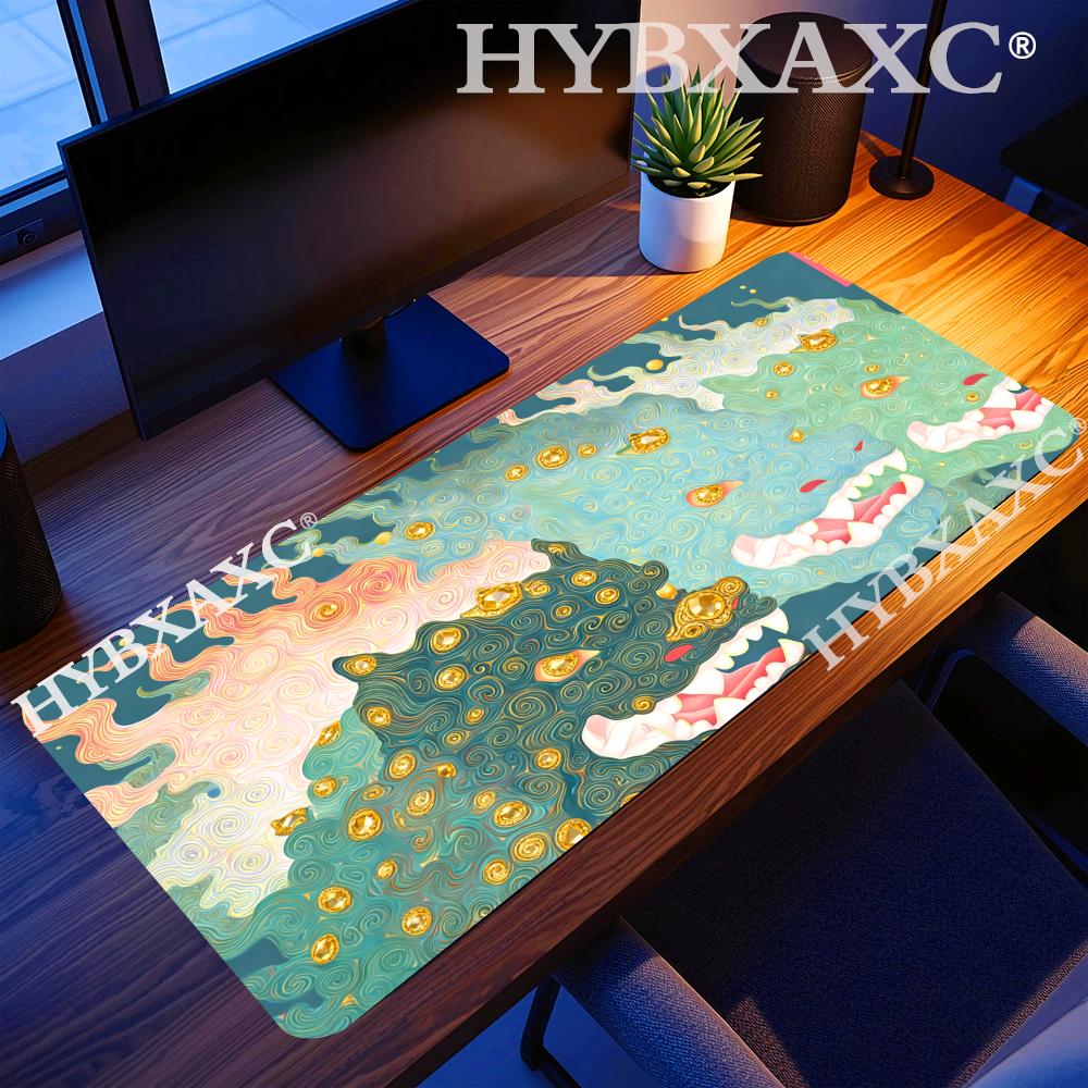 Desk Setup Workspace - แผ่นรองเมาส์ HYBXAXC Mythic Dragon สำหรับเล่นเกม -