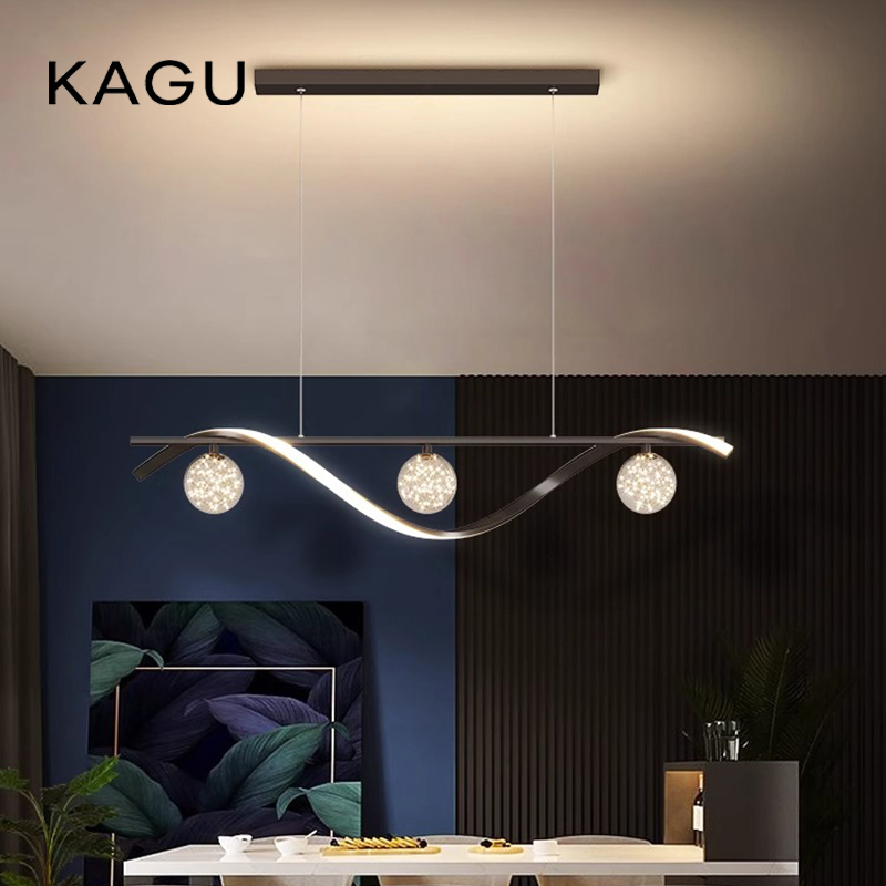 Desk Setup Minimalist - โคมไฟเพดาน LED สไตล์โมเดิร์นมินิมอล ปรับความสว่างได้ เหมาะสำหรับโต๊ะกาแฟ ห้องรับประทานอาหาร