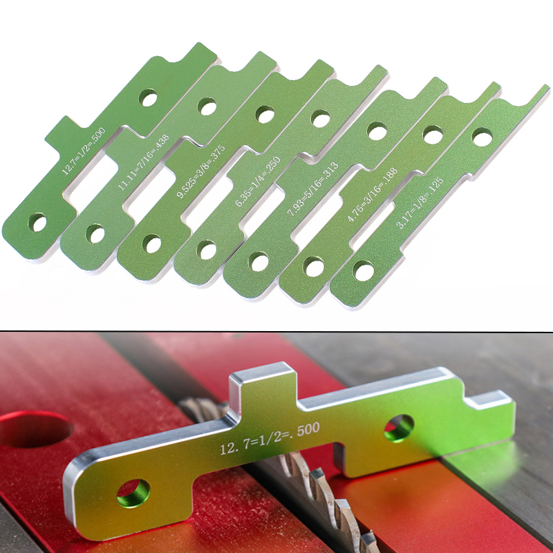 Desk Setup Pegboard - Woodworking Router การตั้งค่าบล็อก 7PCS Router Table